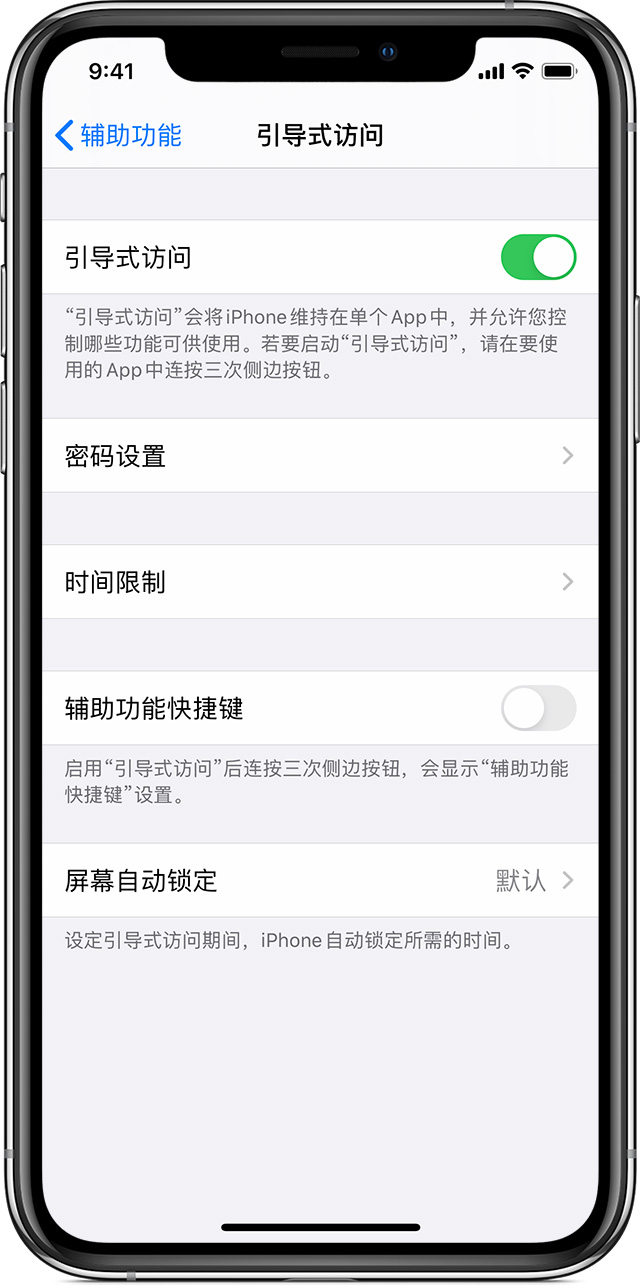 通州苹果手机维修分享如何在 iPhone 上退出引导式访问 