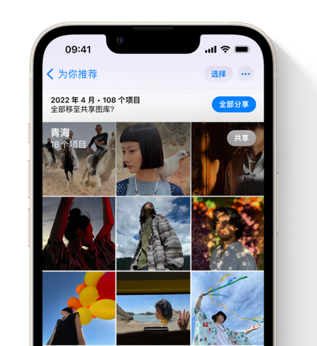 通州苹果维修网点分享在 iPhone 上使用共享图库 