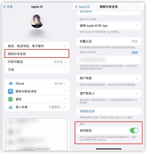 通州苹果手机维修分享iOS 16 自动验证功能开启方法 